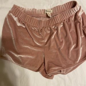 Velour pj shorts